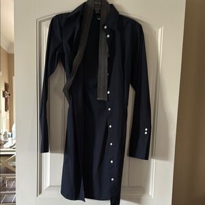 GAP Black Trench Coat Professional Style